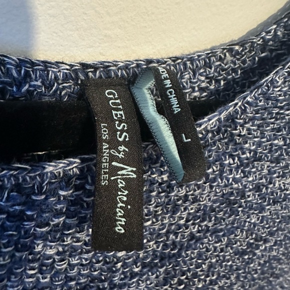 Guess by Marciano Blue Short Sleeve Dress Size Large - Picture 4 of 6